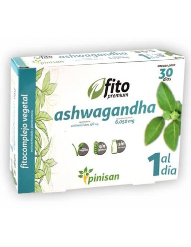 Fito Premium Ashwagandha, 30 Caps. de Pinisan