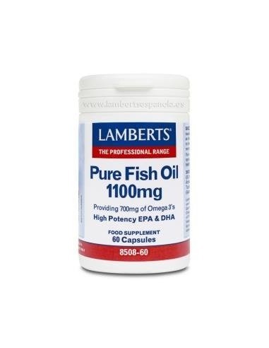 Aceite de Pescado Puro 1100 mg 60 Caps de Lamberts