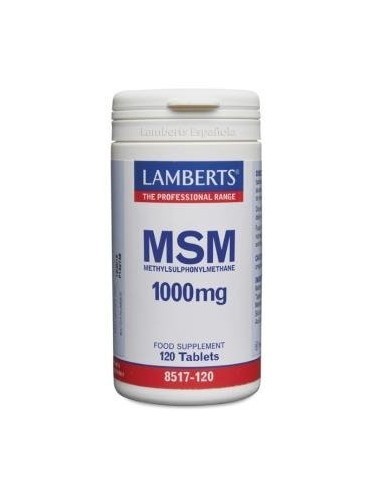 MSM 1000 mg 120 Tabs de Lamberts