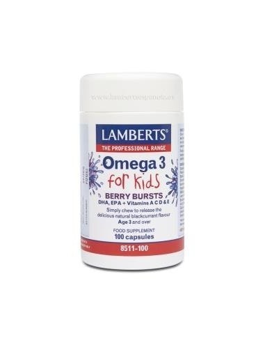 Omega 3 para niÃ±os 100 Caps de Lamberts