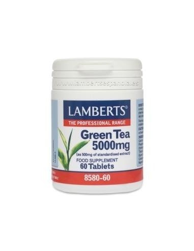 TÃ© verde 5000 mg  60 Tabs de Lamberts