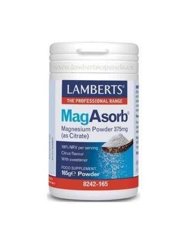 MagAbsorbÂ® Mag 375 mg (en polvo) 165 GR de Lamberts