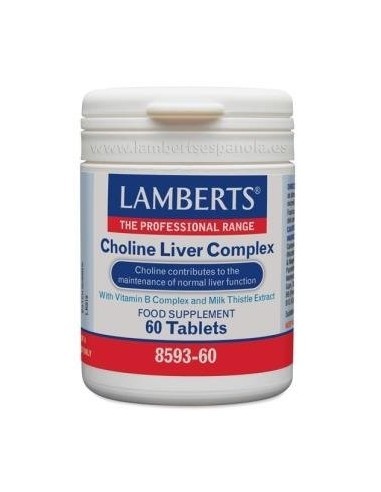 Choline Liver Complex (Cardo Mariano y Vit. B) 60 de Lamberts