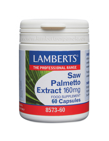 Saw Palmetto Extracto 160 mg 60 caps de Lamberts