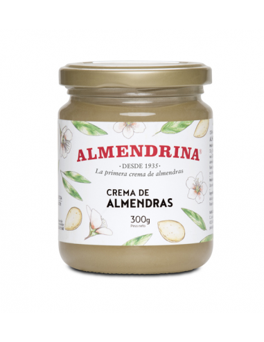 Crema De Almendras Tarro Cristal 300 Gr de Almendrina