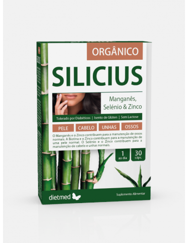 Pack 4x3 uds Silicius Organico 30Cap. de Dietmed