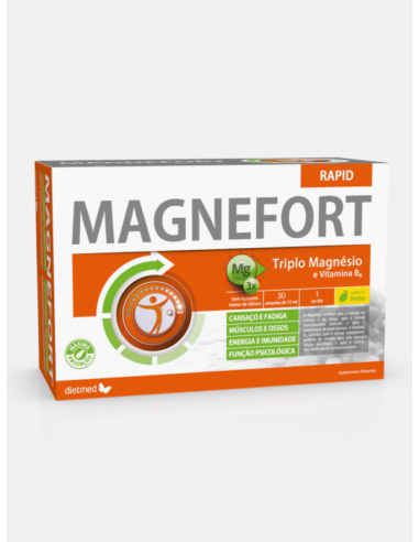 Pack 4x3 uds Magnefort Triple Magnesio 30Amp. de Diet