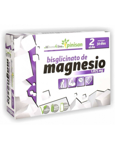 Bisglicinato De Magnesio, 60 Cáps de Pinisan