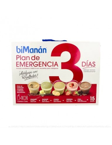 Bimanan Plan Emergencia 3Dias X 5Batidos de Bimanan