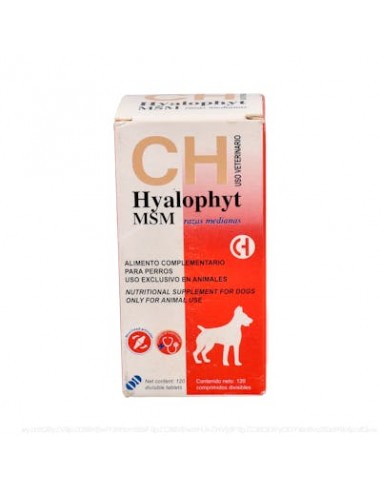 Hyalophyt Msm Razas Medianas 120 Comp Vet de Chemical Iberica Vet