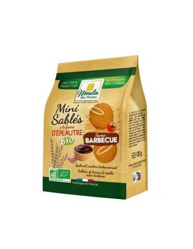 Galletas Saladas Sabor Bbq 125 Gr de Moulin Des Moines