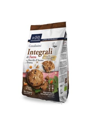 Galleta Trigo Espelta Avena Fruta Integral 300 Gr Bio de Sottolestelle