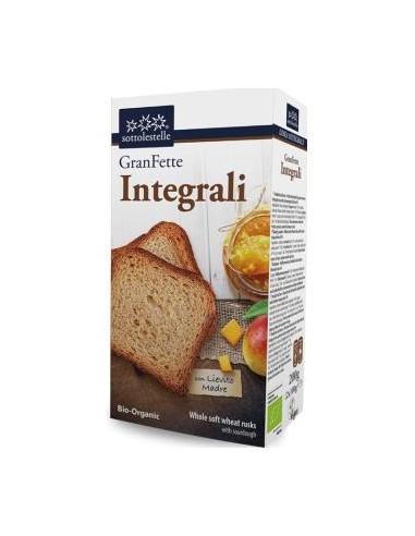 Pan Tostado Integral 185 Gr Bio de Sottolestelle