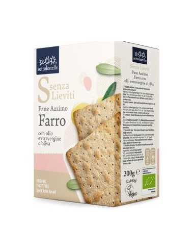 Pan Acimo Trigo Espelta 200 Gr Bio de Sottolestelle