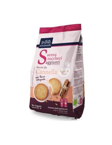 Galletas Trigo Espelta Canela Sin Azucar 250 Gr Bio de Sottolestelle