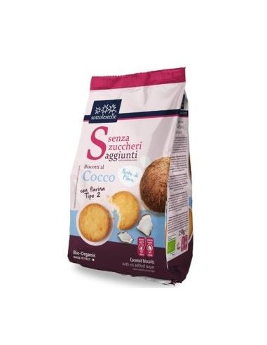 Galleta Coco Sin Azucar 250 Gr Bio de Sottolestelle