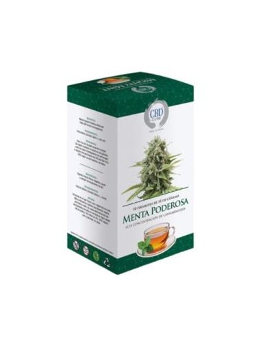 Infusion Cannabis Menta Poderosa 10Ud Eco de Cbd Cure