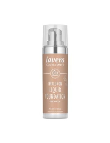 Maquillaje Fluido Hyaluron 04 Cool Honey 30 Ml de Lavera