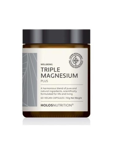 Triple Magnesium Plus 60 Vcap de Holosnutrition