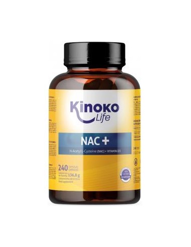 Nac+ N Acetilcisteina Con Vitamina D  240 Cp. de Kinoko Life