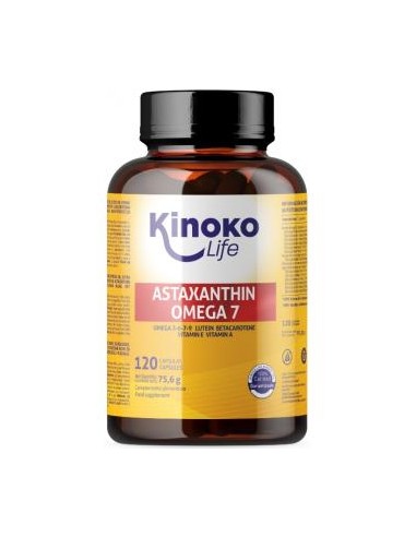 Astaxantina-Omega7 De Aceite De Espino Amarillo  120 Cap. de Kinoko Life