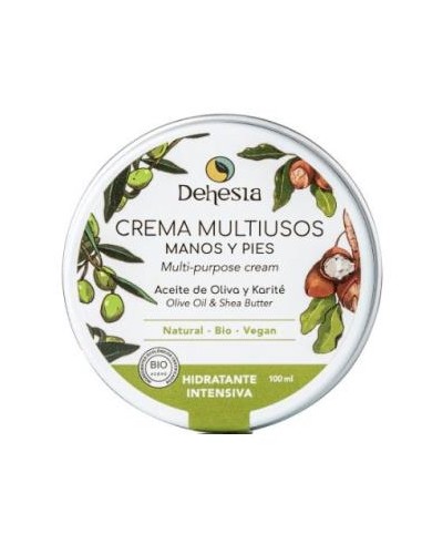 Crema Multiusos Intensiva Manos-Pies Bio 100Ml de Dehesia