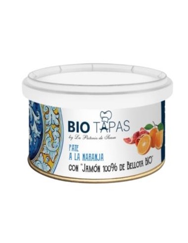 Pate Bio Naranja - Jamon Bellota 100%. Lata 100Gr. de Bio Tapas