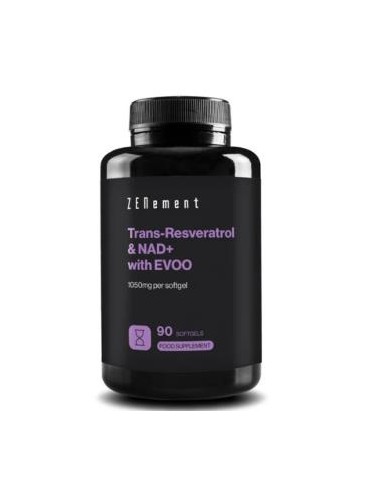 Trans Resveratrol-Nad+ Con Aove 90 Caps. de Zenement