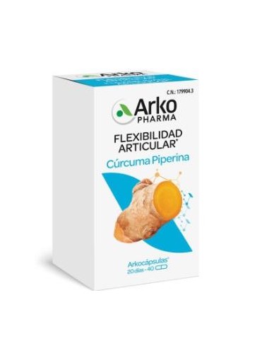 Curcuma 40Arkocapsulas. Bio de Arkopharma