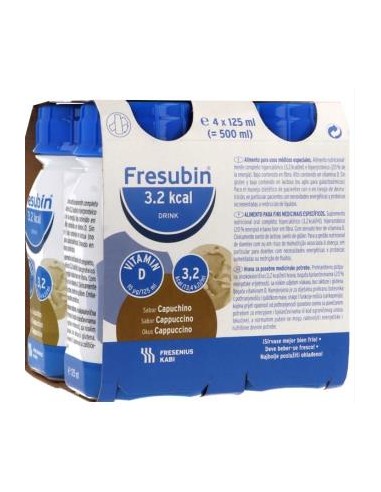 Fresubin 3,2 Kal Drink Capuchino 4 X 125Ml de Fresubin