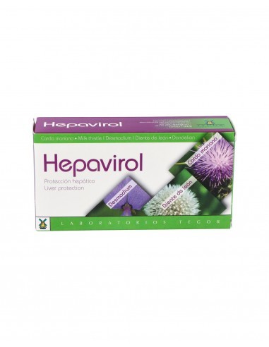 Hepavirol 60 Capsulas de Tegor